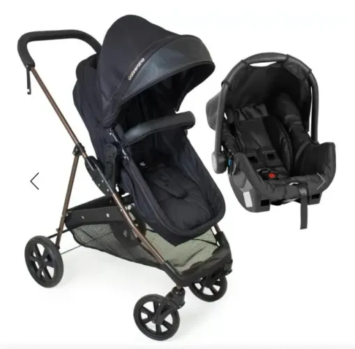 Carrinho de bebê Napoli moisés com bebê conforto (Travel System) - Galzerano (NOVO)