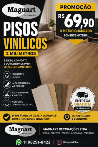 Pisos Vinilicos 48 horas em São Paulo