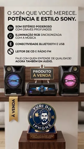 Som Mini System Sony