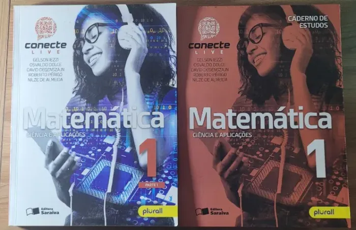 Livro Conecte Live Matemática 1 + Caderno de Estudos | Saraiva | Ensino Médio