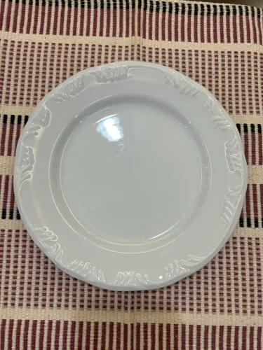 Dúzia de pratos de sobremesa em porcelana schmidt 