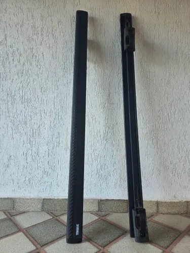 Rack para teto de veículo tipo travessa Marca Thulle