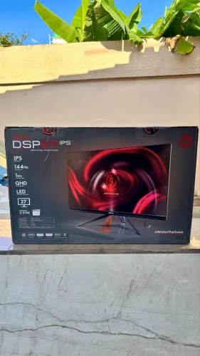 Monitor Gamer Ozone 27" QHD LED, 144 Hz, 1ms, FreeSync, HDR, sRGB, HDMI e DP, Preto