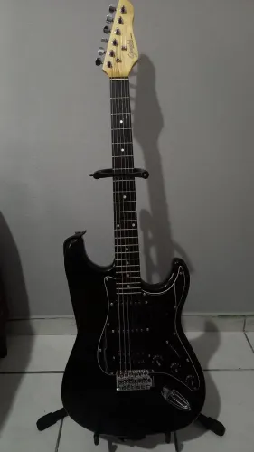 Guitarra Elétrica Giannini Preto Brilhante  ( Leia a descrição para mais detalhes! ) 