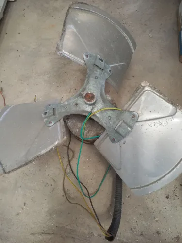 Motor ventilador com helice split piso teto springer 36 mil btis