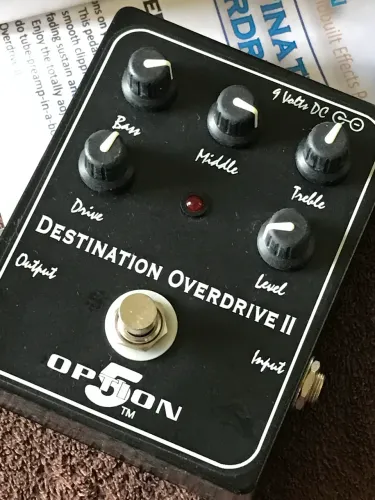 Pedal guitarra Option 5 Destination Overdrive Boutique (ñ lightspeed Kelley fulltone)