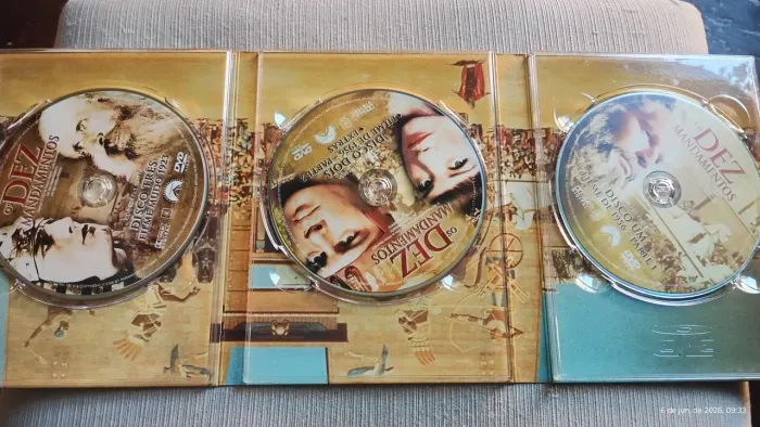 Dez mandamentos dvd c/3