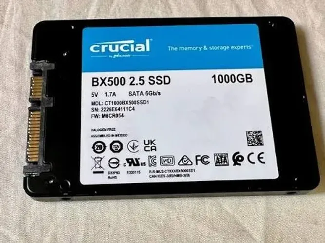 SSD Crucial BX500 1TB SATA 2.5" ? 540MB/s | Deixa seu PC/Notebook voador