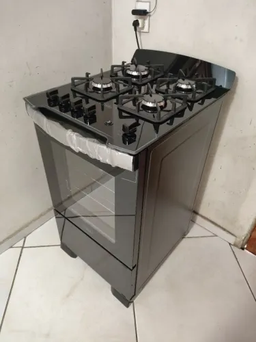 Fogão mesa de vidro zerado nunca foi usado modelo novo top de linha sem nenhum detalhe