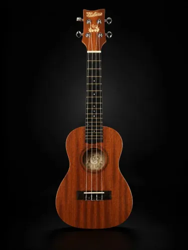 Ukulele Mahina 23k concert, com bag e capotraste.