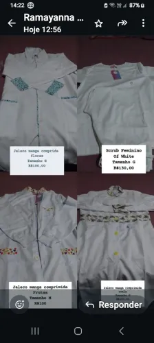 Roupas pra área da saúde todos novos com etiqueta e de excelente qualidade, *