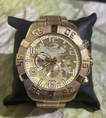Relógio Technos Dourado Legacy OS20IKS/4X