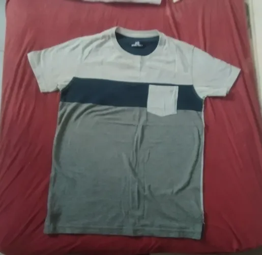 Camisa Casual Cinza Masculina