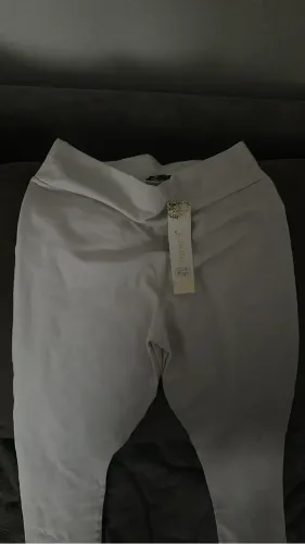 Calça Legging Branca Diferentt Tam G Nova
