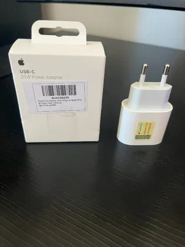 Carregador Apple USB C 20W Original - A2465