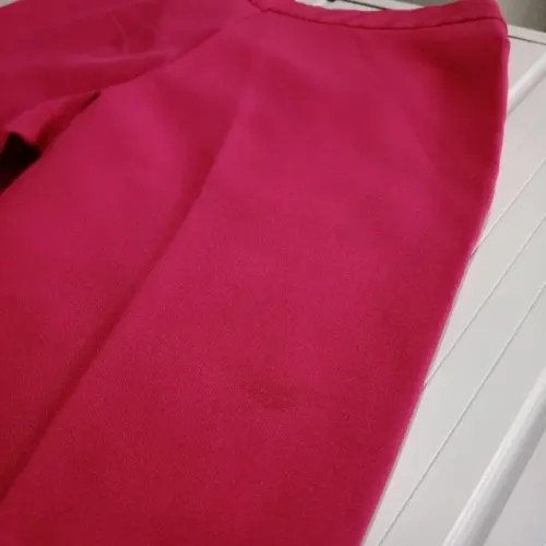 Calça feminina rosa modelo alfaiataria calça feminina social tamanho 38
