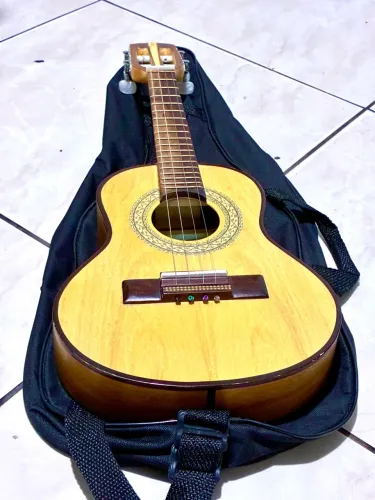 Cavaquinho Artesanal (Marfim/Imbuia) Macio e Som Estalado + Capa