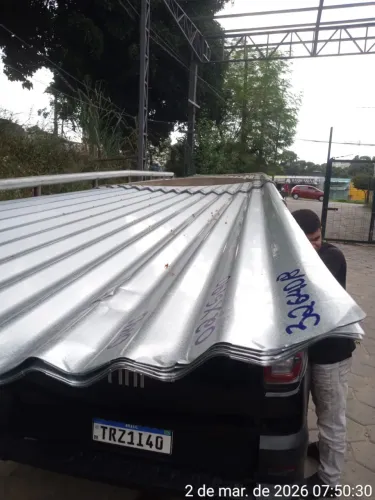 Vendo telha nova de zinco 
