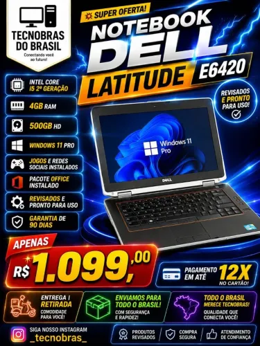 Notebook Dell I5 2ª