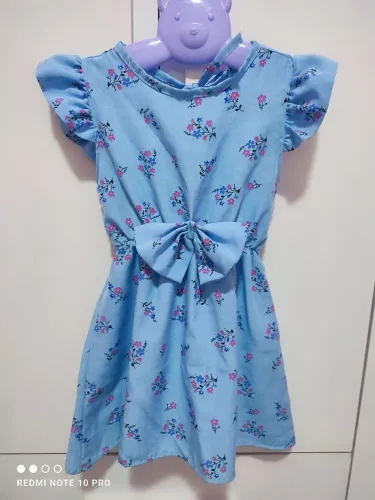 Vestido florido azul