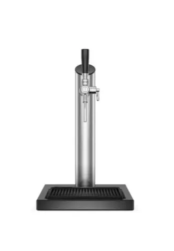 Torre de Chopp Electrolux Beer Flow Inox 1 Torneira e Base Preta para Cervejeira Home Bar