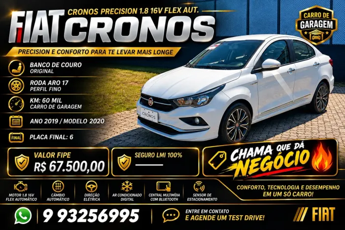 Fiat Cronos Precision 1.8 16V Flex Aut. 2020
