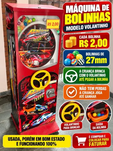 Máquina de Bolinhas Volantinho