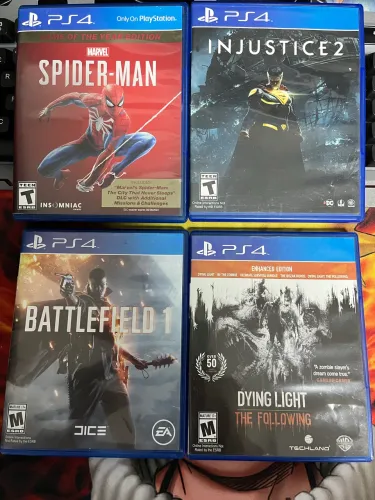 Lote 4 Jogos PS4 Originais