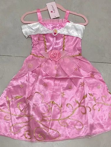Vestido novo fantasia bela adormecida princesa Aurora 2-3 anos 