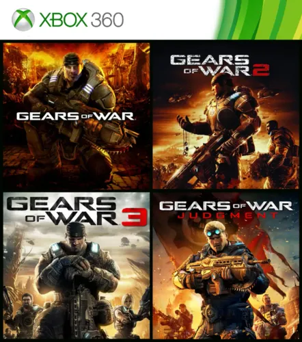 Game - Xbox 360 - Coleção Gears of War