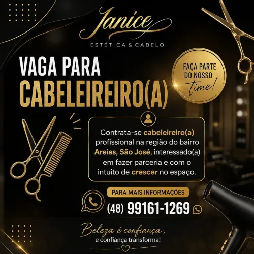 Vaga para cabeleireira (o)