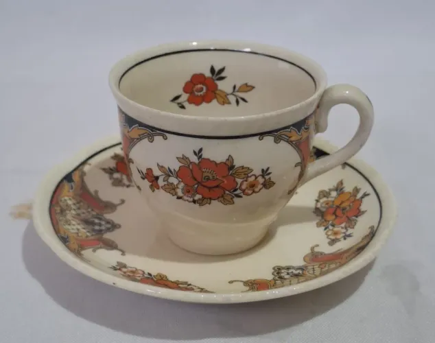 XÍCARA PARA CAFEZINHO DA MANUFATURA "WOOD'S ENGLAND"