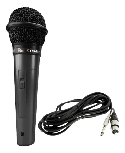 Microfone Com Fio Kadosh K300 Profissional Cor Preto