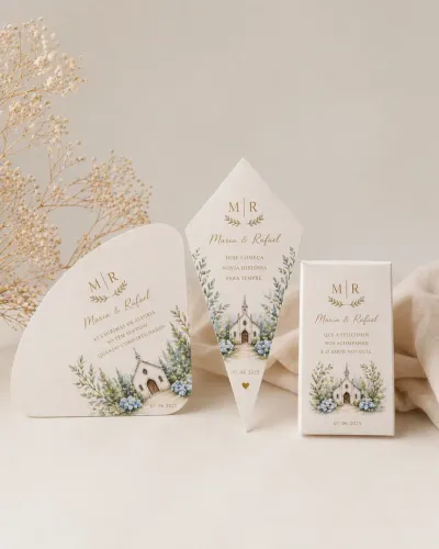 Papelaria personalizada para casamento