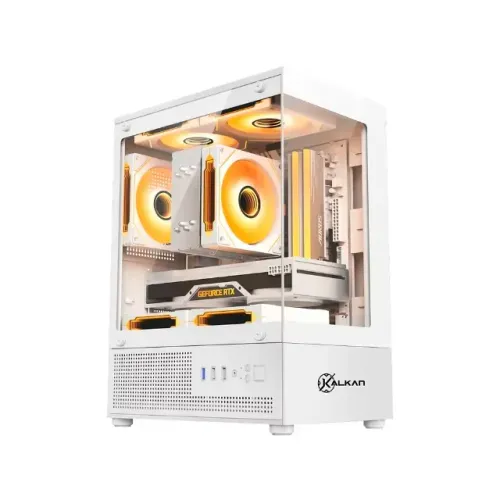 GABINETE GAMER KALKAN HAKON, MID TOWER, S/FAN, S/FONTE