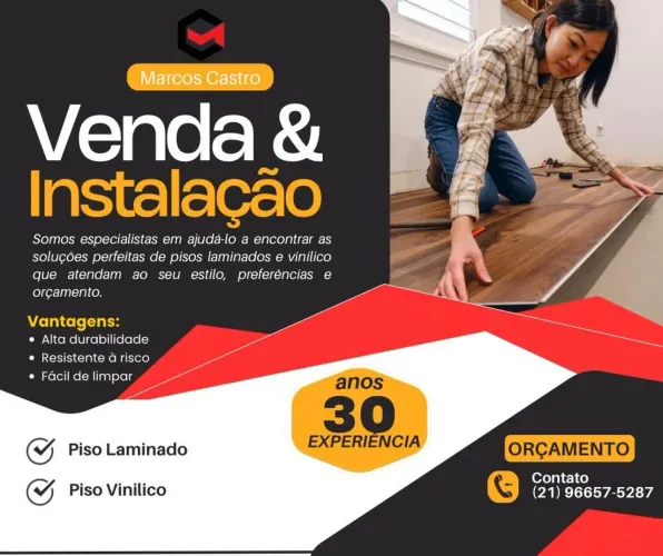 Faço serviço em Piso, Parede etc