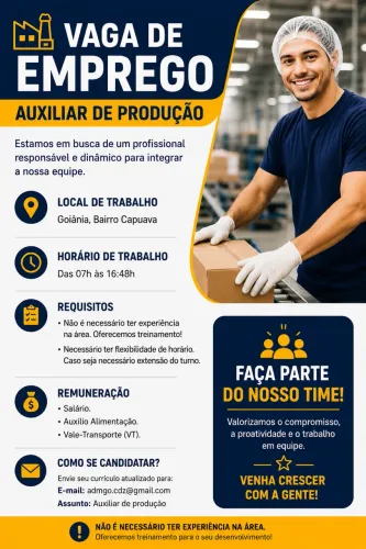 Vaga de emprego Capuava