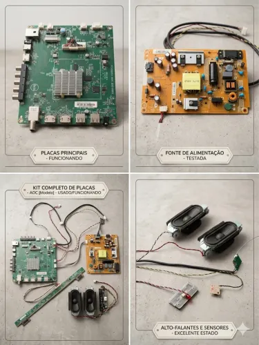 Componentes de TV AOC completos!!