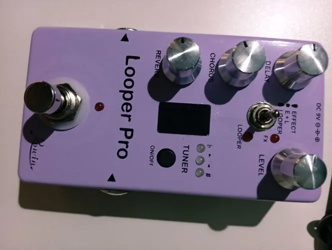 PEDAL LOOPER e FUZZ - VIOLÃO ou GUITARRA