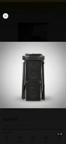 Som para barzinho. Caixas de 400 wats e potência Behringer de 1500w