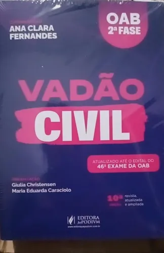 VENDO VADÃO DA CIVIL 2° fase da OAB 46