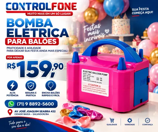 Inflador de balões