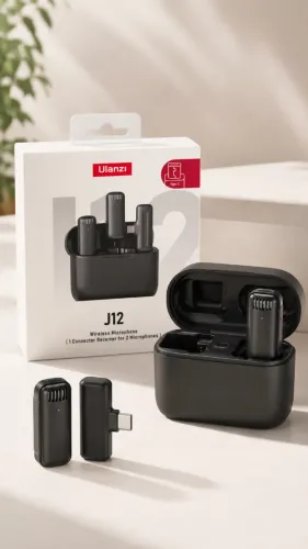 Microfone de lapela Sem Fio Ulanzi J12