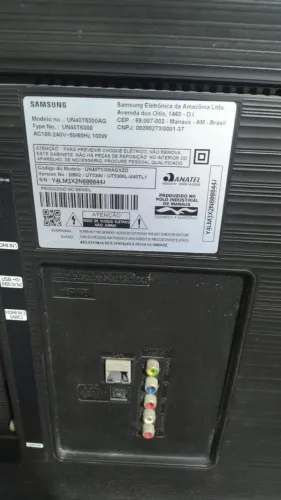 Vendo tv Samsung modelo 40t5300 smart, usado excelente, funcionando tudo ok.