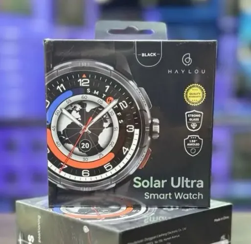 Relógio Inteligente Haylou Ultra Preto tela Amoled GPS Integrado Lacrado Original