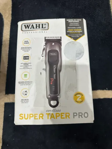 Máquina de Corte Profissional Wahl Super Taper Pro Cordless