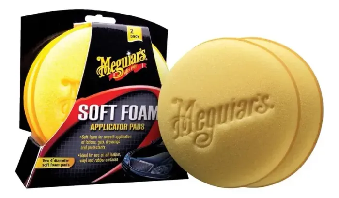 Aplicador Meguiars Soft Foam Applicator Pads - Kit C/ 2