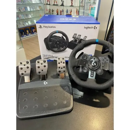 Volante Logitech G923, PLASTATION/PC ( SEM USO )