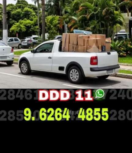 Frete, carretos para toda a semana