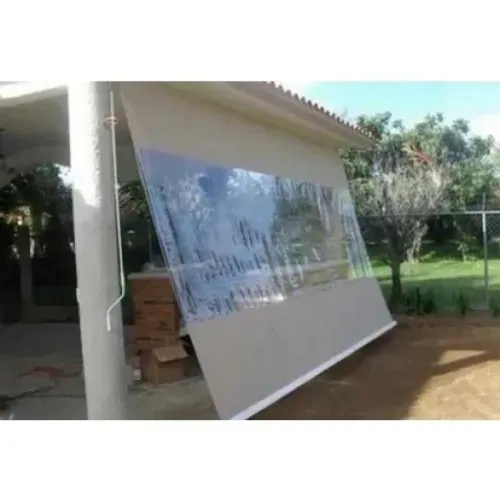 Kit de toldo cortina instale você mesmo     largura 3.50 altura 2.20